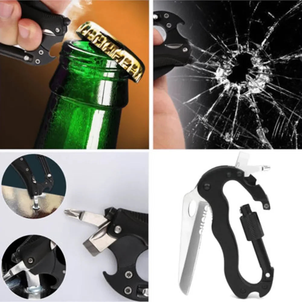 Multifunctional Camping/ Hiking Buckle folding pocket knife